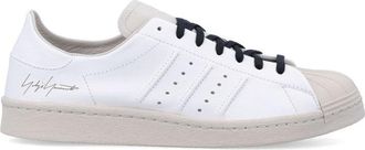Yohji Yamamoto Superstar Minimalist White Leather Sneakers