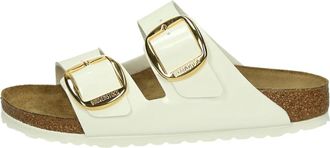 Birkenstock Scalzati Narrow Fit - female - Birkenstock - Sliders - White - 4 UK - Shoes