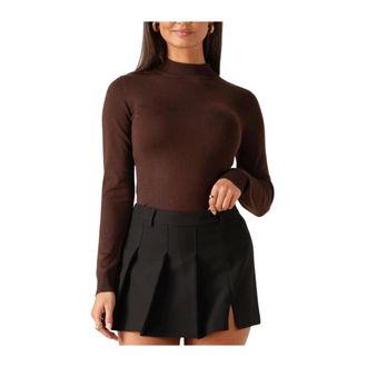 Access Fashion Access Fashion, Truien & Vesten, Dames, Bruin, L, Wol, Dames Truien vesten D54-8074