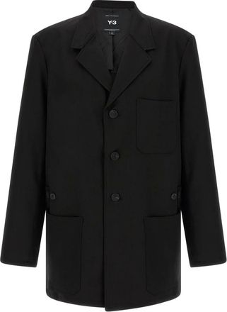 Yohji Yamamoto Hombre, Chaquetas, Negro, Talla: L