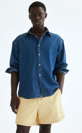 H&M Relaxed-fit Shorts in Yellow at Nordstrom, Size X-Large