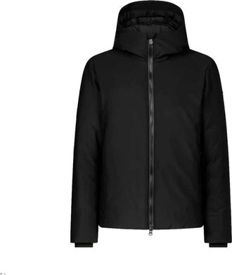 Save The Duck Zwarte Herenjas - Heren - Vesten met rits - Zwart - 3XL - Hoodies & sweatvesten