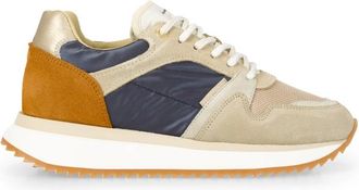 Ambitious Schoenen, Dames, Beige, 39 EU, Leer, Spark Retro Runner