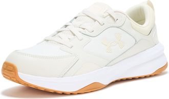 Under Armour Mens Charged Edge Sneaker, (114) White Quartz/Ivory Dune/Ivory Dune, 10 UK