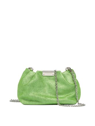 Gianni Chiarini Green Glitter Pearl Clutch