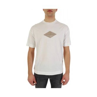 Emporio Armani Heren, Tops, Wit, Maat: XL Katoen