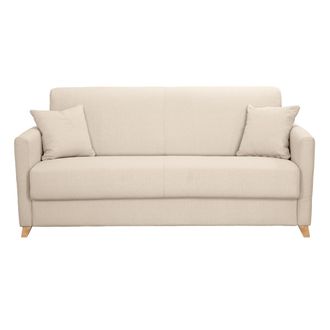 Miliboo Sof&aacute; Convertible 3 Plazas N&oacute;rdico Beige Skandy