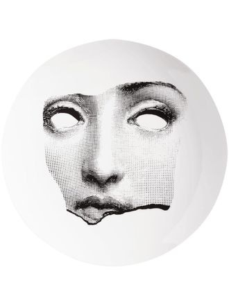 Fornasetti Piatto da parete Tema e Variazioni n.64 - Bianco
