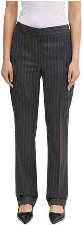 J.W.Anderson Rechte Tailored Broek - Dames - Straight fit broeken - Grijs - S - Katoen - Broeken