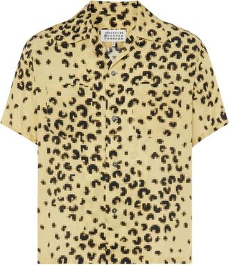 Maison Margiela Pixel Leopard Shirt - - Shirts - Uomo - Multicolore - L