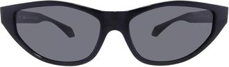 Versace Dark Grey Cat Eye Ladies Sunglasses VE4491U GB1/87 55