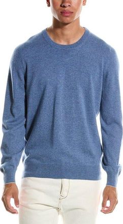 Brunello Cucinelli Blue Wool Crewneck Sweater, Brand Size 48 (US Size 38)