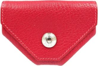 Hermès Pre-owned Wallets, female, Red, Size: ONE SIZE Pre-owned Leather wallets