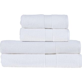 Christy Supreme Hygro Luxury 100% Supima Cotton 4 Piece Bath Sheet Set in White at Nordstrom