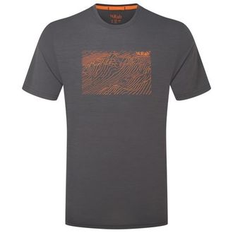 RAB Syncrino Ridge Tee Merinoshirt f&uuml;r Herren | grau