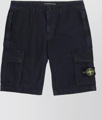 Stone Island cotton cargo shorts