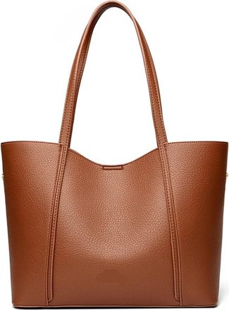 Generic Women Shoulder Bags Messenger Commuting Tote Bag Large Handbag Purses, Compatible For Female(Yellow)