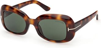 Tom Ford FT1347 PALOMA-02 53N Womens Sunglasses Tortoiseshell Size 51