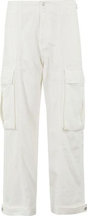 Frame Denim Wide Leg Cargo Jeans