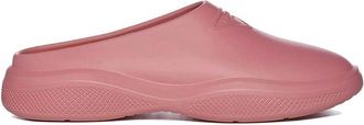 Prada Mellow Rubber Mules - Dames - Slip ons - Roze - 35 EU - Schoenen
