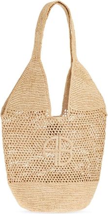 Anine Bing Shoulder Bags, female, Beige, Size: ONE SIZE Leah Shoulder Bag
