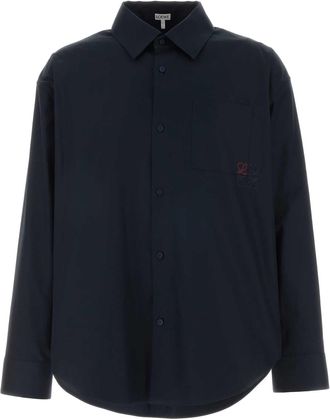 Loewe Navy Blue Cotton Shirt