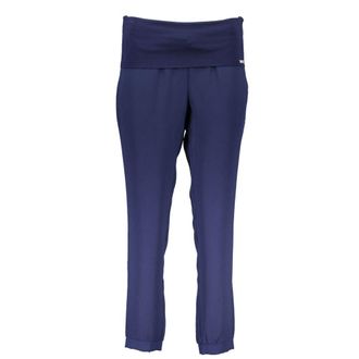 Liu Jo Womens Elastic Waist Slim Fit Pants - Dark Blue - Size EU 42 (Womens)
