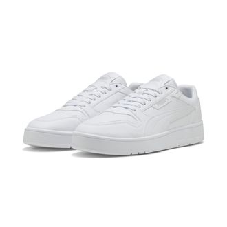Puma Sneaker PUMA COURT CLASSIC STREET, Damen, Gr. 42,5, weiss (puma wei&szlig;, puma wei&szlig;, cool light gray), Synthetik, Schuhe Sneaker