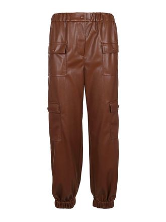 Msgm M. S.G. M. Faux leather cargo pants