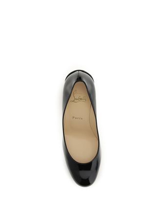Christian Louboutin Womens Pumps Miss Jane Black Leather Upper: Lamb (ovis Aries) High Heel Shoes