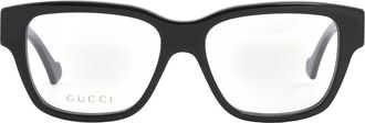 Gucci Demo Square Mens Eyeglasses GG1428O 004 55