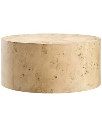 ModWay Cosmos 35In Round Burl Wood Coffee Table