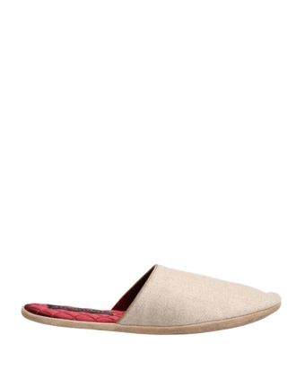 Dolce & Gabbana Shetland Wool Slipper - Beige