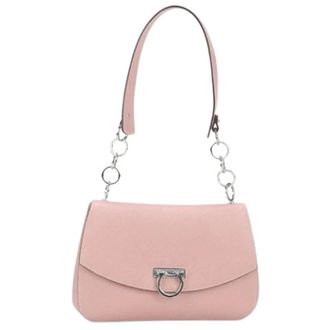 Ferragamo Pre-owned Shoulder Bags, female, Pink, Size: ONE SIZE Pre-owned Shoulder Bag