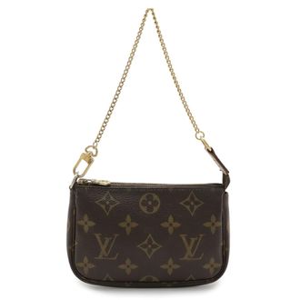 Louis Vuitton Brown Monogram Pochette Pouch (Pre-Owned)