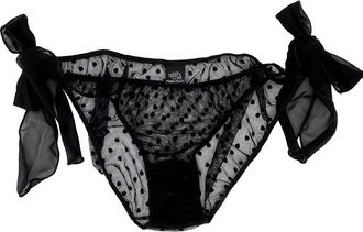 Only Hearts Womens Coucou Lola Side Tie Bikini Panty In Black