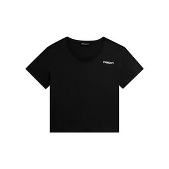 Freddy T-shirt Manica Corta Cropped con piccolo Logo FREDDY
