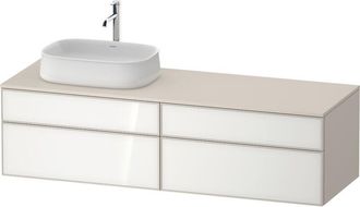 Duravit Zencha Mueble Bajo Lavabo, 1600x550mm, 2 Extra&iacute;bles, 2 - Duravit