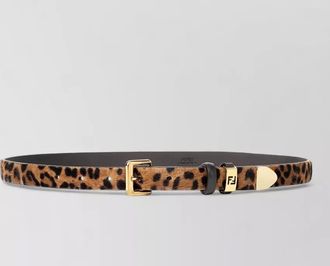 Fendi forever logo slim calfskin belt