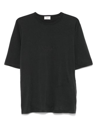 Saint Laurent Logo Baumwoll -T -Shirt