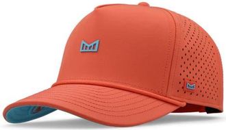 Melin Odysea Rope Bulls Icon Hydro Performance Snapback Hat in Hot Coral at Nordstrom, Size X-Large