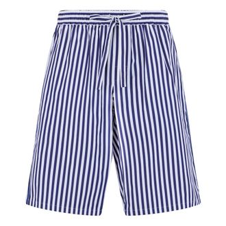 Dolce & Gabbana Casual Shorts, male, Blue, Size: XL Striped Poplin Vanity Bermuda Shorts