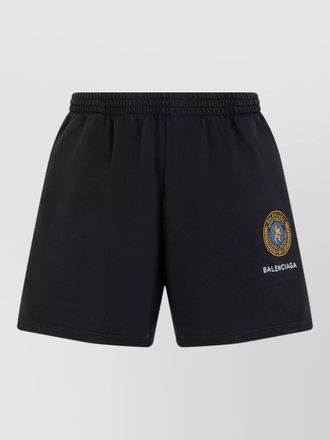 Balenciaga logo jersey bermuda shorts everyday style