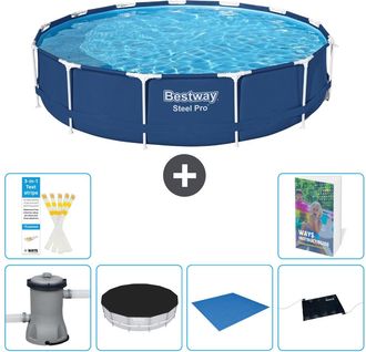 Bestway Piscina Bestway Steel Pro Redonda - 396x84 Cm - 7-piezas S214