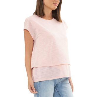 Ripe Jazmin Nursing Tee in Soft Pink at Nordstrom, Size X-Small Au