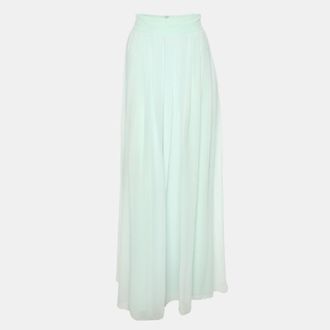 Badgley Mischka Seafoam Green Wide Leg Pants M