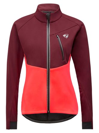 Ziener Fahrradjacke ZIENER NAILA, Damen, Gr. 34, pfirsich, Obermaterial: 1. 92% Polyester, 8% Elasthan; 2. 86% Polyester, 14% Elasthan;, Jacken Fahrradjacke