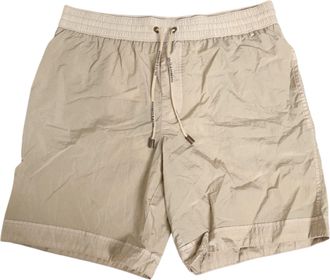 Dolce & Gabbana Beige Nylon Beachwear Men Boxer Short Mens Swimwear