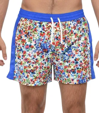 Dsquared2 Blue Floral Swim Shorts