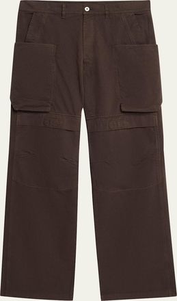 DRKSHDW RICK OWENS Mens Stefan Relaxed-Fit Cotton Cargo Pants